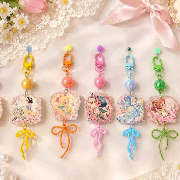 [BUNJANG] Princess Illustration Keychain / 프린세스 키링