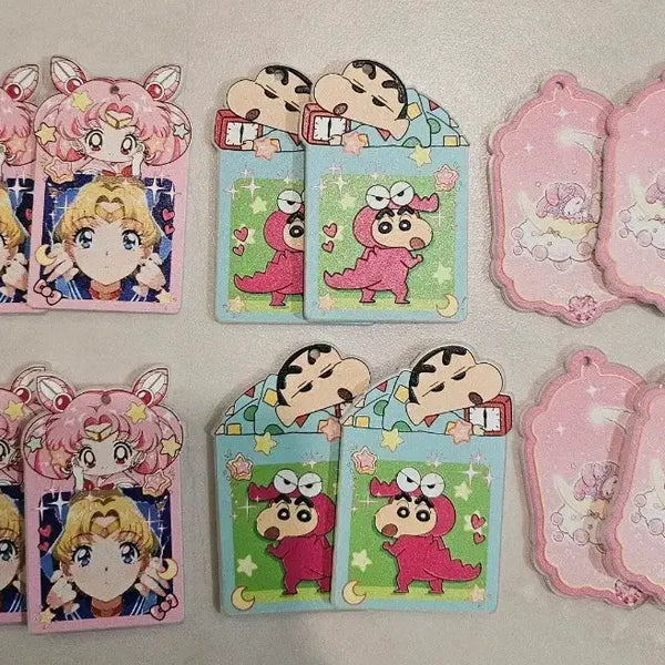 [BUNJANG] Character Acrylic Pendant Set / 캐릭아크릴펜던트