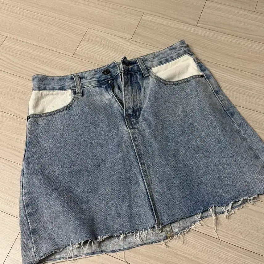 [BUNJANG] Blue Denim Skirt / 청치마
