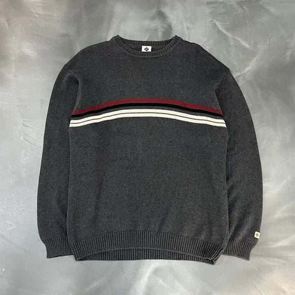 [BUNJANG] Columbia Stripe Knit Sweater / 컬럼비아 스트라이프 니트 y19262