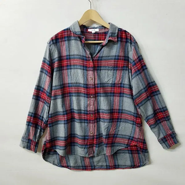 [BUNJANG] Niko and... Brushed Cotton Checkered Shirt / niko and... 기모면 체크 셔츠