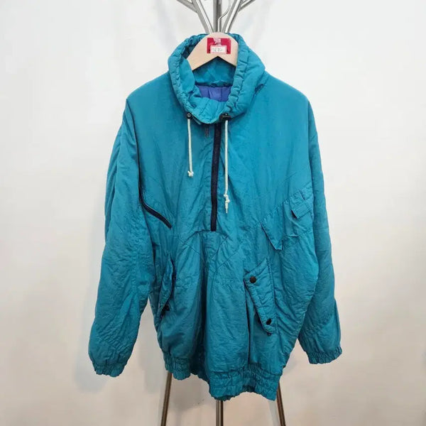 [BUNJANG] Unisex Batwing Anorak Windbreaker Jacket / 보세 가오리핏 아노락 바람막이 F