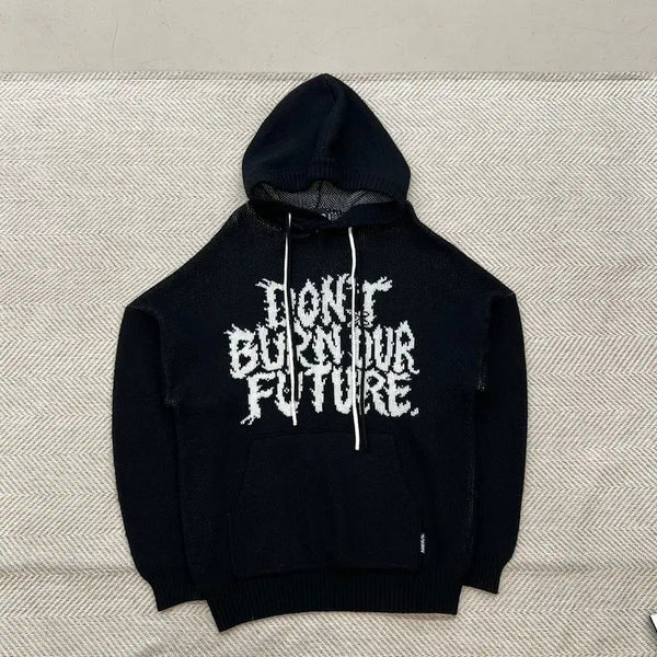 [BUNJANG] AZO BY AZO Oversized Hoodie Knit / 아조바이아조 오버핏 후드 니트 r4627