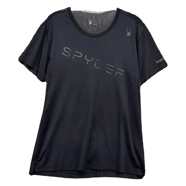 [BUNJANG] Spider Printing Black Functional Training T-shirt / 스파이더 프린팅 블랙 기능성 트레이닝 반팔티 L