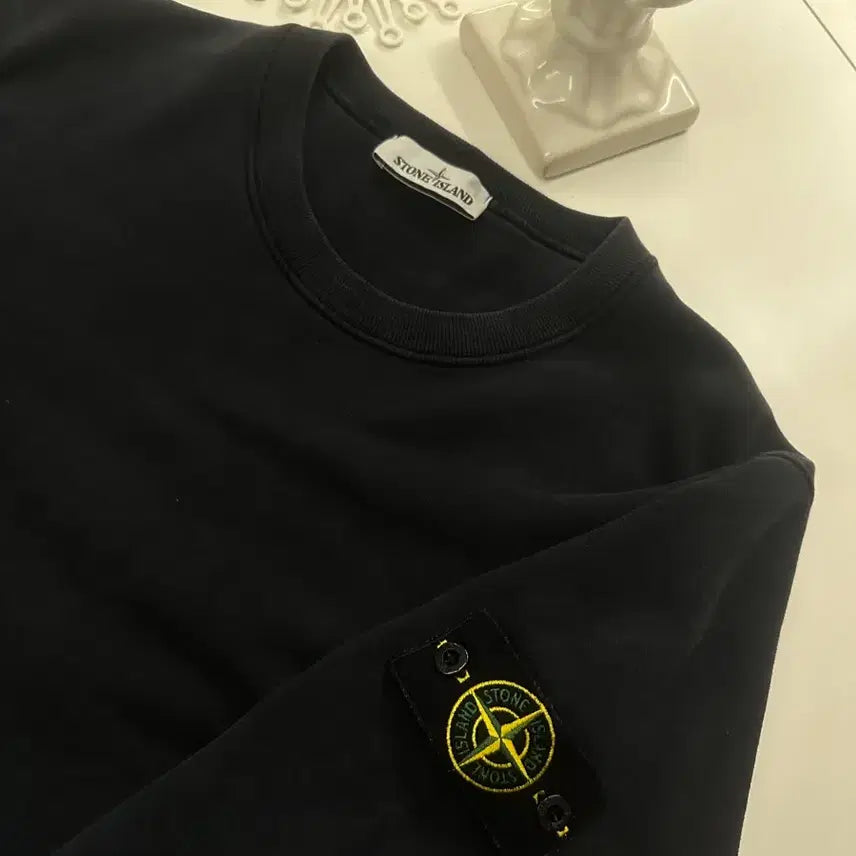 [BUNJANG] Stone Island Sweatshirt Black / 스톤아일랜드 맨투맨 블랙 판매