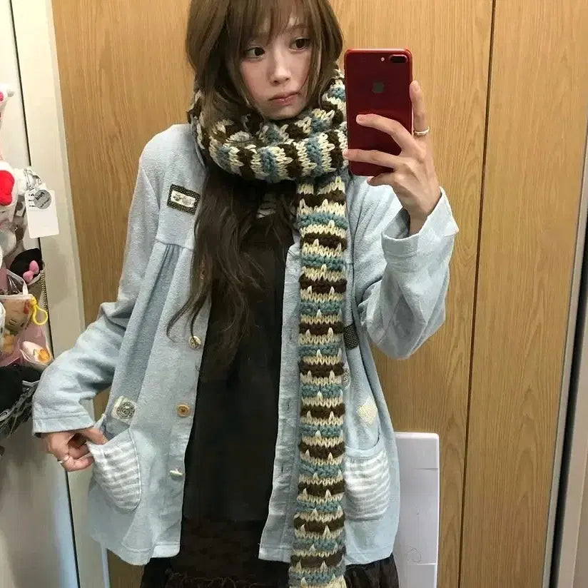 [BUNJANG] Swinging Hongdae a.s.manhattaner Cat Jacket / 스윙잉홍대 a.s.manhattaner 고양이 자켓