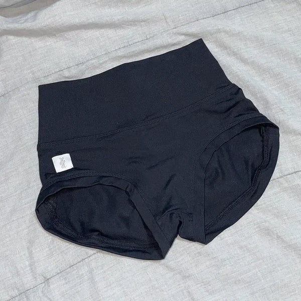 [BUNJANG] High Waisted Pole Dance Shorts Black S / 핫한 하이 폴웨어 팬츠 쇼츠 블랙 검정 S [폴웨어]