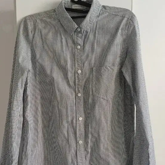 [BUNJANG] Check Pattern Long Sleeve Shirt / 체크 패턴 긴팔 셔츠