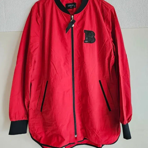 [BUNJANG] SSOLEIL Red Blouson Jacket / 색상도 이쁜  레드 블루종 자켓