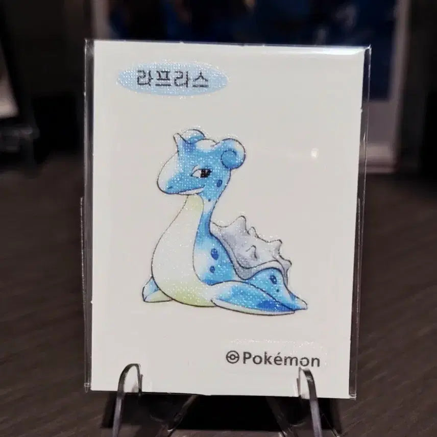 [BUNJANG] Pokemon 30th Anniversary Lapras Sticker / 포켓몬 띠부실 30주년 라프라스 스티커