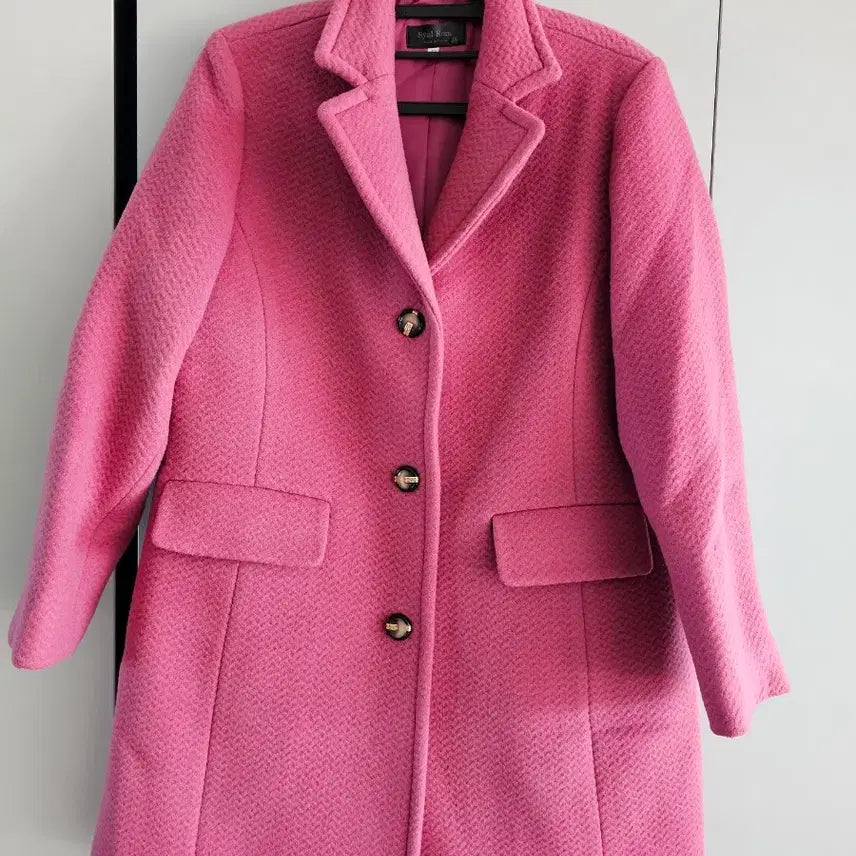 [BUNJANG] Syal Rom Pink Wool Coat Size 77 / Syal Rom 핑크 코트 77