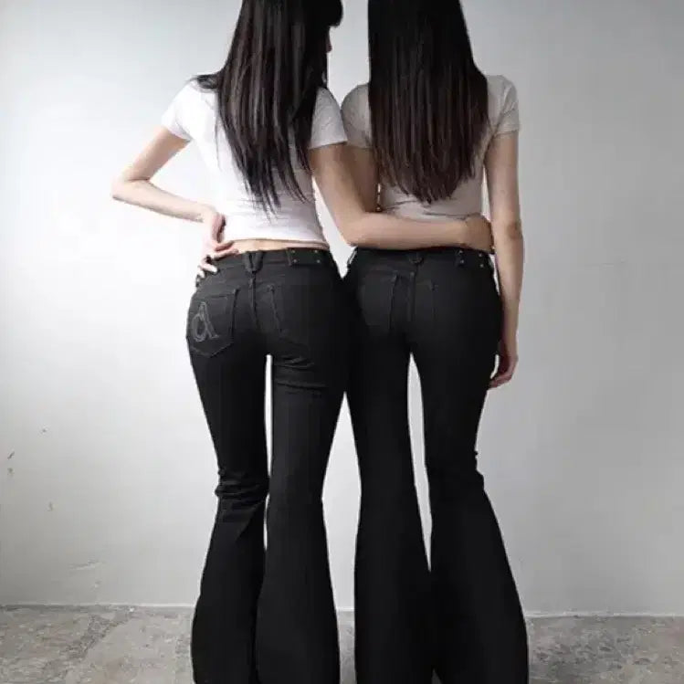 [BUNJANG] Cladda Black Flare Denim Jeans (M) / CLaddA 블랙 플레어 데님 m