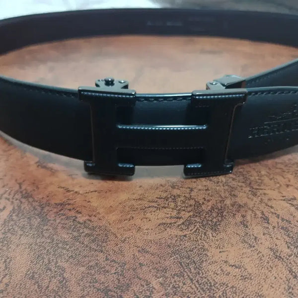 [BUNJANG] Hermès H Belt Black Leather / 에르메스 H벨트 블랙