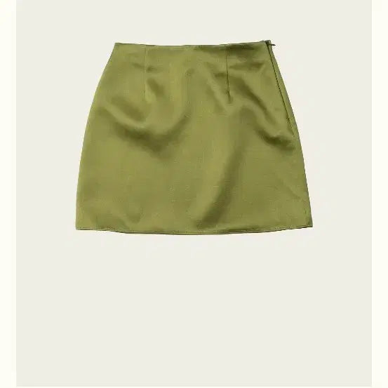 [BUNJANG] Ribbonbit Olive Mini Skirt (Size S) / 리본빛 Olive Mini Skirt (S사이즈)