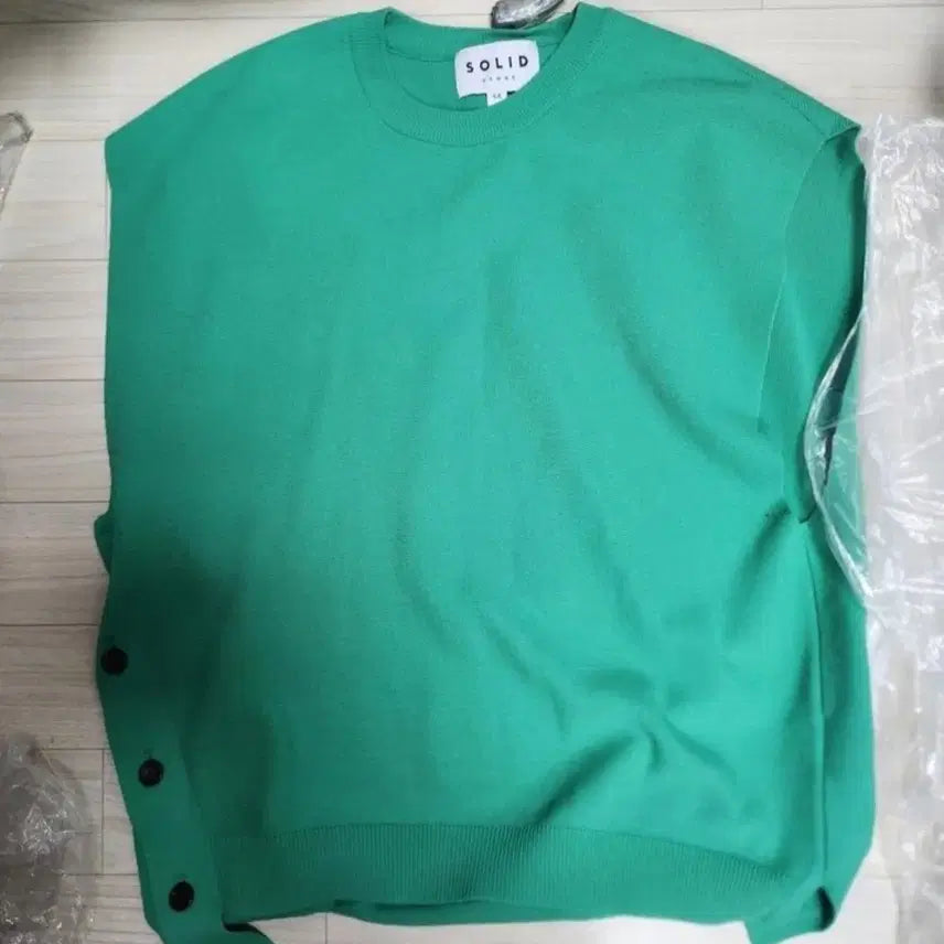 [BUNJANG] Solid Homme Genuine Oversized Knit Vest Size 105 / 솔리드옴므 정품 오버핏 니트 베스트 105사이즈