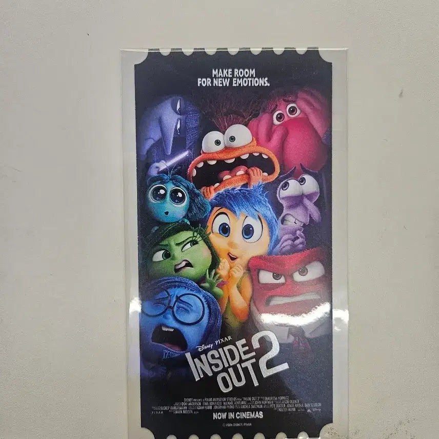 [BUNJANG] Inside Out 2 OT Original Ticket / 인사이드아웃2 오티 오리지널티켓