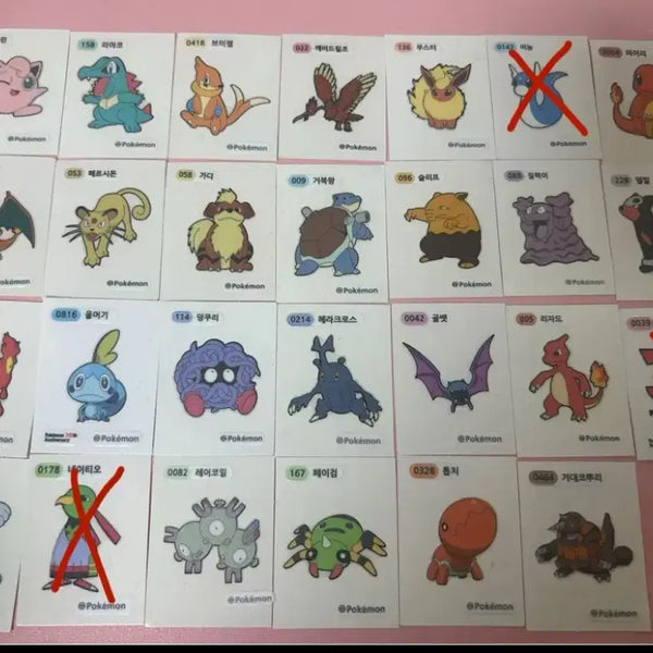 [BUNJANG] Pokemon Stickers / 포켓몬 포켓몬스터 띠부씰
