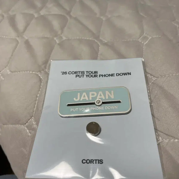 [BUNJANG] Cortis Japan Badge / 코르티스 재팬 뱃지