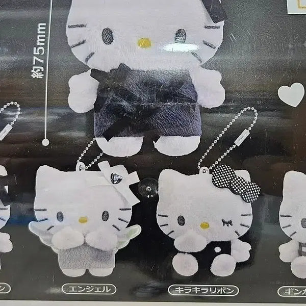 [BUNJANG] Hello Kitty Plush Keychain Gacha / 새제품 블랙 키티인형키링가챠