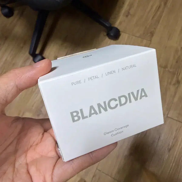 [BUNJANG] Blancdiva Glim Coverage Cushion Linen Set (Original + Refill) / 블랑디바 글림 커버리지 쿠션 리넨 본품+리필