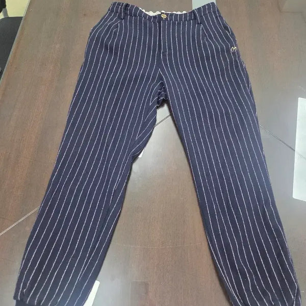 [BUNJANG] Master Bunny Edition Navy Stripe Pants / 마스터바니에디션 네이비 스트라이프 팬츠