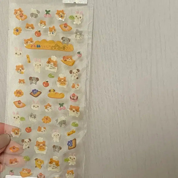 [BUNJANG] Ham Bread Shop Classic Sticker Set / 햄 빵상점 고전 스티커