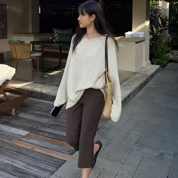 [BUNJANG] Arto Capri Pants Brown S New / 아르토 카프리 팬츠 브라운S 새상품