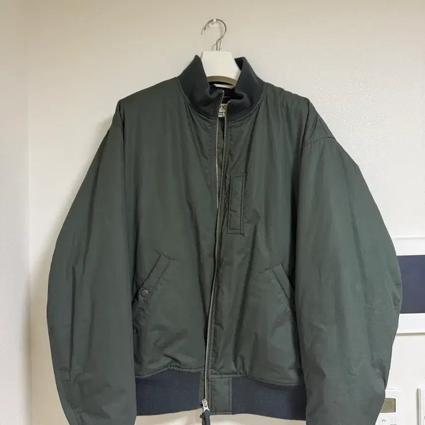 [BUNJANG] nanamica Varsity Jacket Moss Green / [M]나나미카 바시티 모스그린