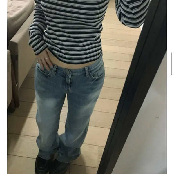 [BUNJANG] ootj Dry Bootcut Denim Pants - Size S / ootj 이즈이즈 드라이 부츠컷 데님 팬츠 s
