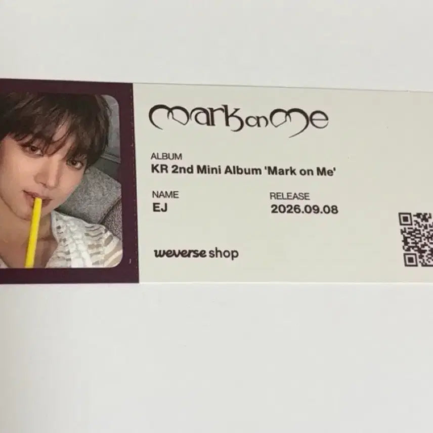 [BUNJANG] &TEAM E-joo Weverse POB / 앤팀 의주 위버스 특전