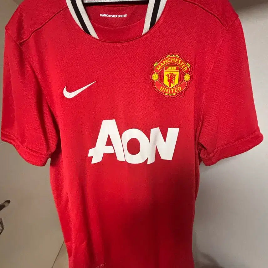 [BUNJANG] Manchester United 2011-12 Authentic AON Jersey / 맨유 초희귀 AON 유니폼 11-12