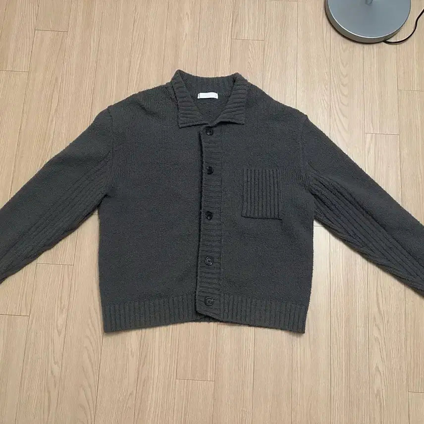 [BUNJANG] IL Cops Knit Cardigan Gray / [50] 아이엘 콥 니트 가디건 그레이
