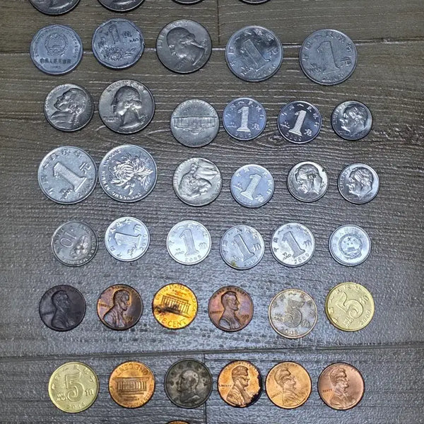 [BUNJANG] Antique Coin Collection Bundle / 오래된 해외/국내 수집 동전 일괄판매(6만원)
