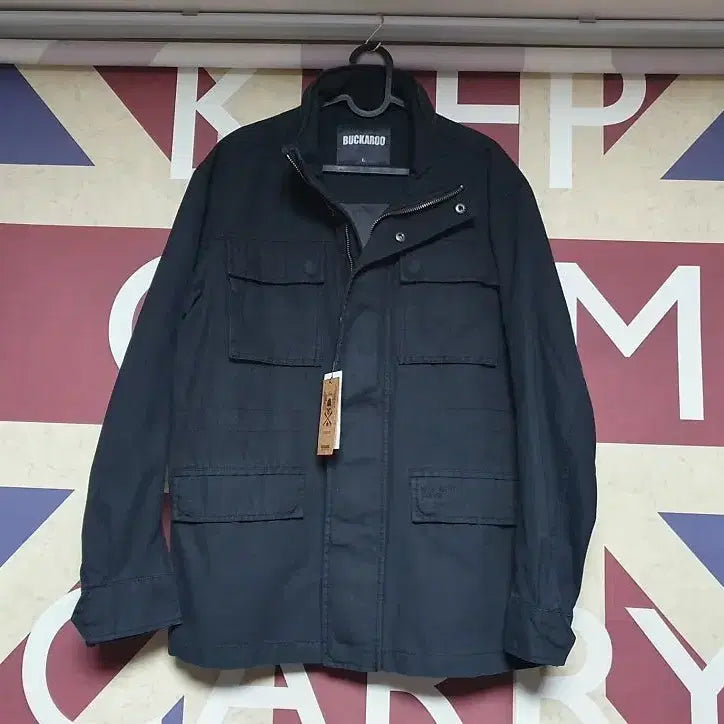 [BUNJANG] Buckaroo Men's Black Field Jacket L (100) / 버커루 점퍼 야상 자켓 L 100 사이즈 블랙
