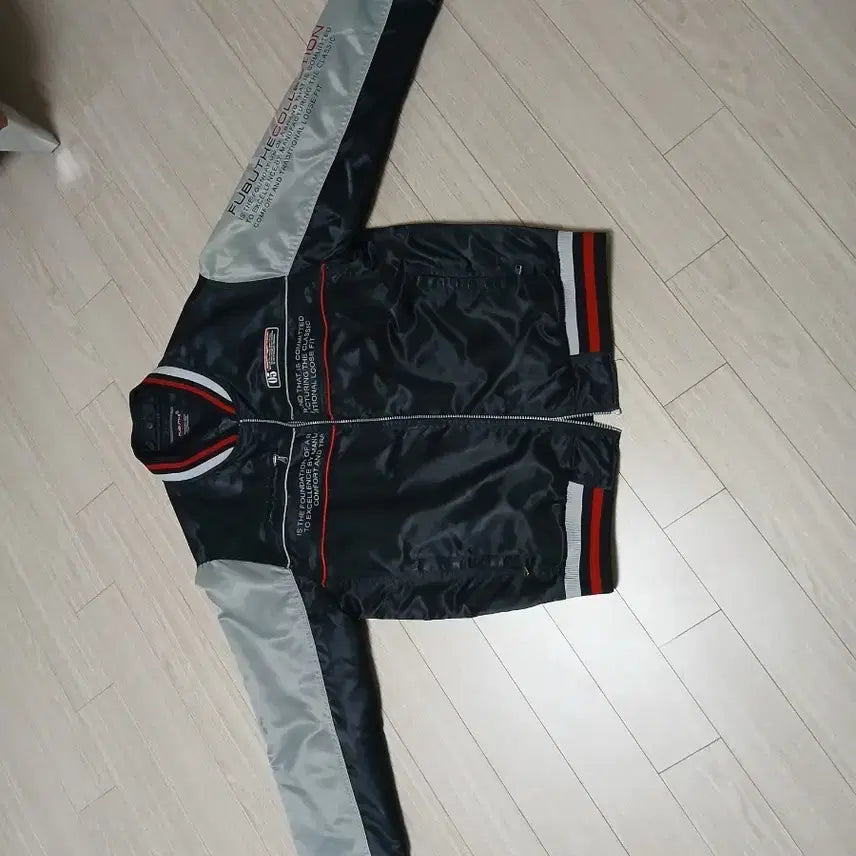 [BUNJANG] POOBOO Collection Jacket Black/Gray / 푸부 컬렉션 자켓 블랙/그레이
