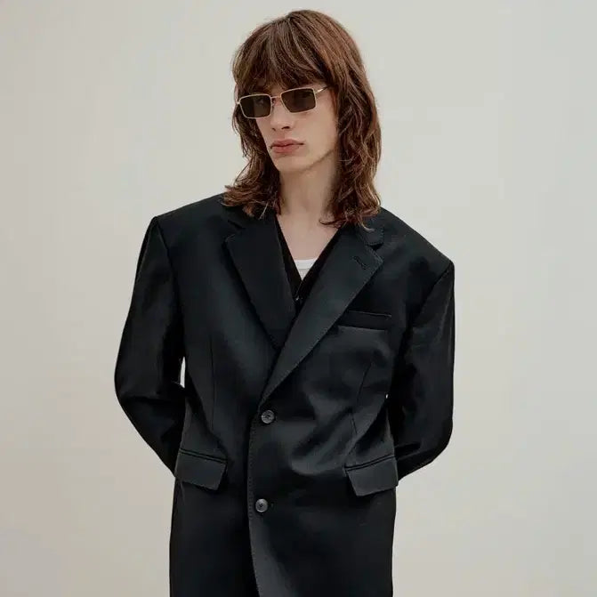 [BUNJANG] Elmood Tailored Wool Blazer Black / [46]엘무드 테일러드 울 블레이저 블랙