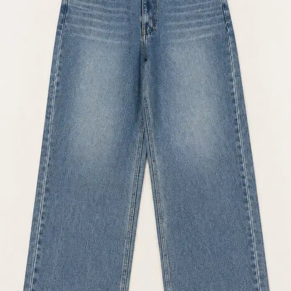 [BUNJANG] RECTO Cutting Wide Denim S / 렉토/커팅와이드데님/s