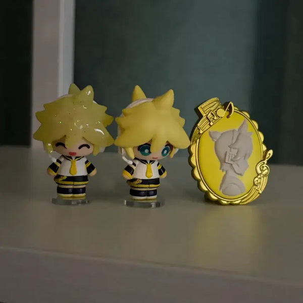 [BUNJANG] Vocaloid Kagamine Len Mini Figure Bundle Set / 보컬로이드 서프라이즈 팩 카가미네 렌 미니 피규어 일괄