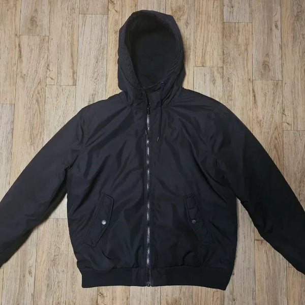 [BUNJANG] H&M Black Hooded Padded Jacket / H&M  블랙 후드 패딩 XL