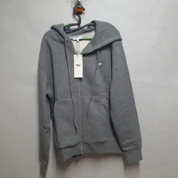 [BUNJANG] Maison Kitsuné Grey Fox Head Hoodie / 메종키츠네 회색 후드집업m