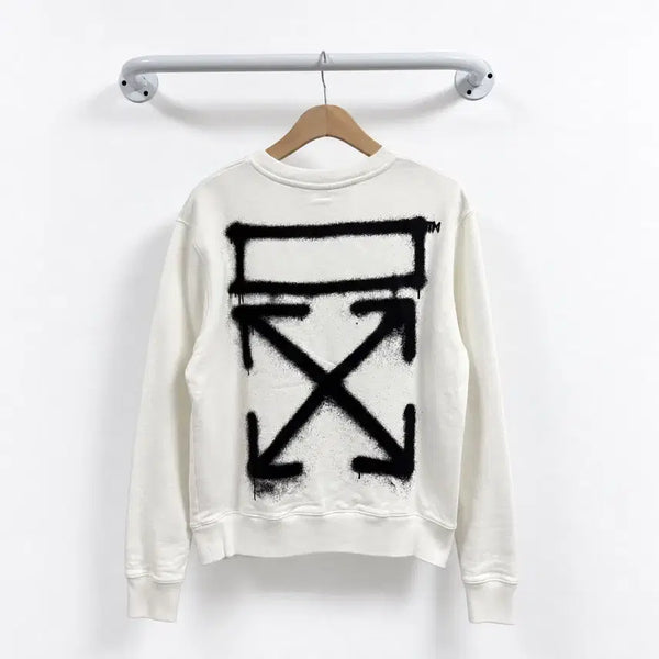 [BUNJANG] Off-White Spray Arrow Sweatshirt S / 오프화이트 스프레이 에로우 맨투맨 S