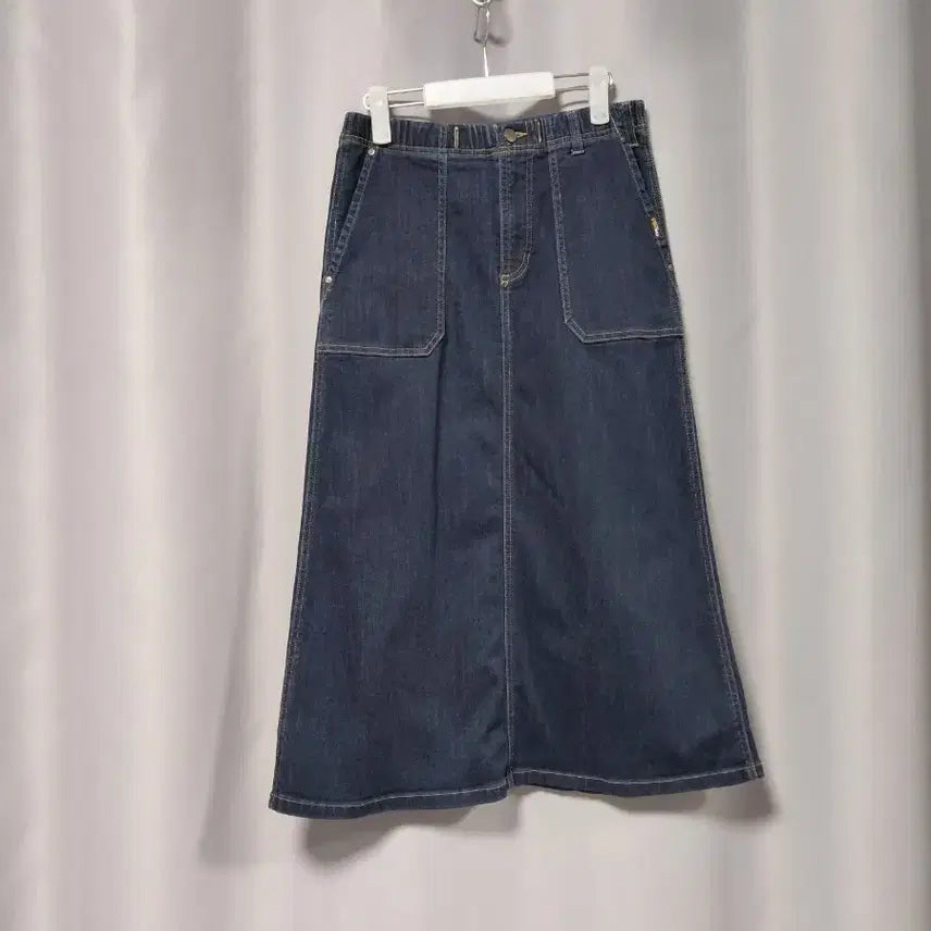 [BUNJANG] Stretch Denim Skirt / 스판 데님 스커트