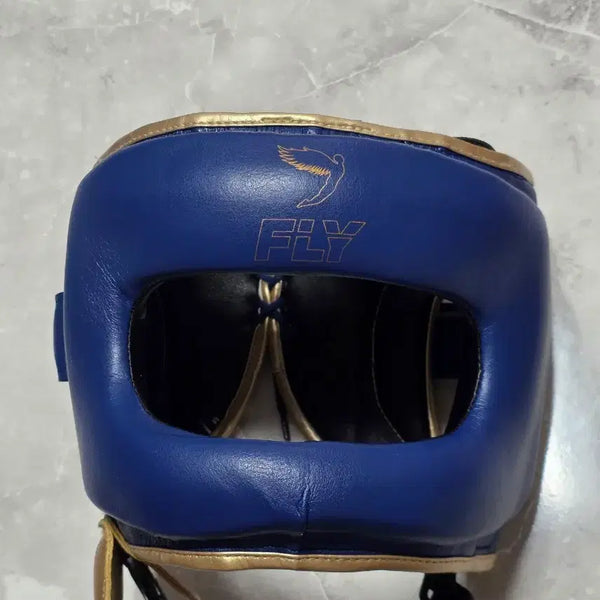 [BUNJANG] Fly Koboho Headgear M Blue/Gold / 플라이 코보호 헤드기어 M 판매합니다.