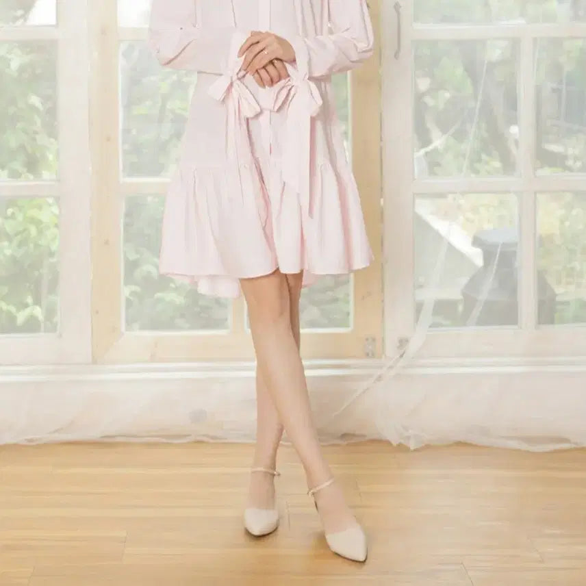 [BUNJANG] SPUR Flat Shoes (Beige, Black) / (14->3.5)스퍼 플랫 슈즈