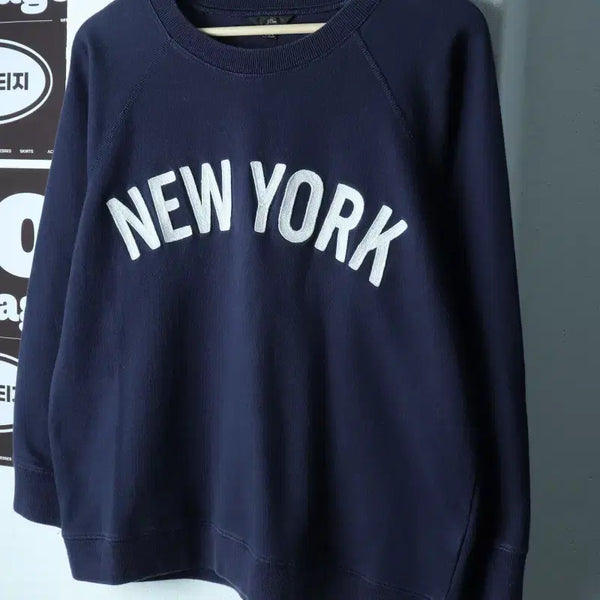 [BUNJANG] J.Crew Raglan Sweatshirt Navy / W(L) 제이크루 맨투맨 티셔츠 뉴욕 나그랑 네이비-H38781