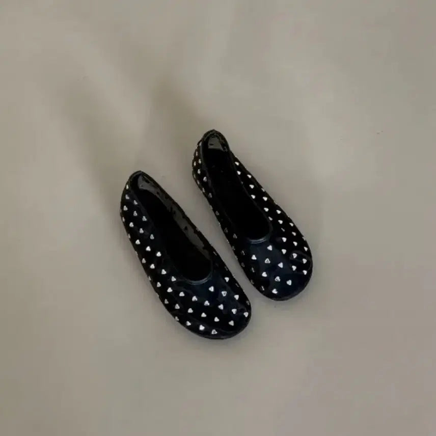 [BUNJANG] Mesh Heart Ballet Flats / 매쉬 하트 플랫