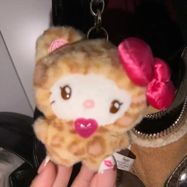 [BUNJANG] Kitty Gyaru Kuma Doll Keychain / 키티 갸루쿠마 인형 키링 호피