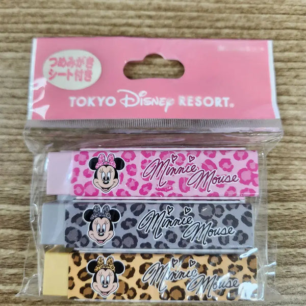 [BUNJANG] Tokyo Disneyland Mini Mouse Eraser Set (3 pcs) / 도쿄 디즈니랜드 미니 지우개 (3개)