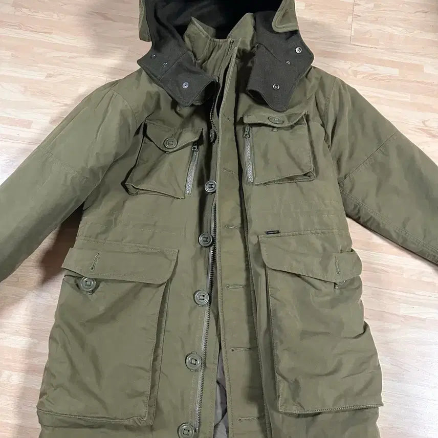 [BUNJANG] Espionage Arc Insulate Parka Olive / 에스피오나지 파카