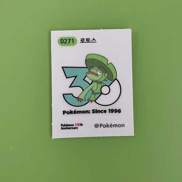 [BUNJANG] Pokemon 30th Anniversary Sticker / 포켓몬 30주년 띠부씰
